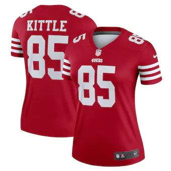 womens nike george kittle scarlet san francisco 49ers legen